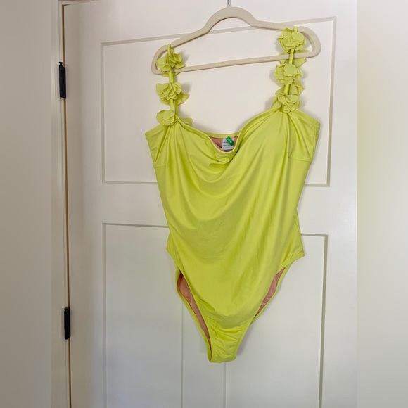 NWT J Crew flower-strap one-piece swimsuit - Picture 2 of 8
